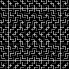 Geometrical ornament. Seamless pattern. Abstract backdrop. Figures wallpaper. Geometric background. Ethnic motif. Mosaic ornate. Digital paper. Modern textile print. Linear web design.