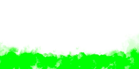 Fog or smoke, green smog clouds on floor, isolated transparent special effect. morning fog over land or water surface, magic haze.