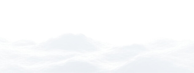 Obraz premium PNG Soft Brilliant Snow Layers with Frosty Foreground 