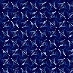 Twisted lines. Colored abstract tunnel. Twisted lines. Wireframe 3D surface.