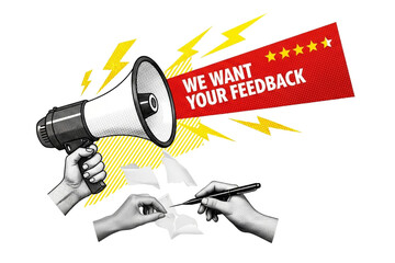 Feedback Request We Want Your Opinion Review Us Rating Customer Experience Satisfaction Survey on transparent background