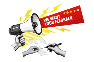 Feedback Request We Want Your Opinion Review Us Rating Customer Experience Satisfaction Survey on transparent background