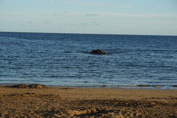 rocks, volcanic island, atlantic ocean, sunset, lanzarote, matagorda, puerto del carmen, November 2025