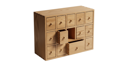 Wooden Advent Calendar Mockup Transparent Background