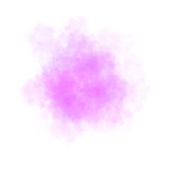 Naklejka premium Soft transparent cloud with glowing pink and purple hues on transparent background for abstract artistic design