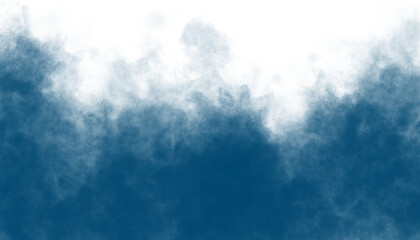Dynamic blue smoke cloud texture, ethereal fog or mist effect on transparent background. isolated on transparent background © Lepe PNG