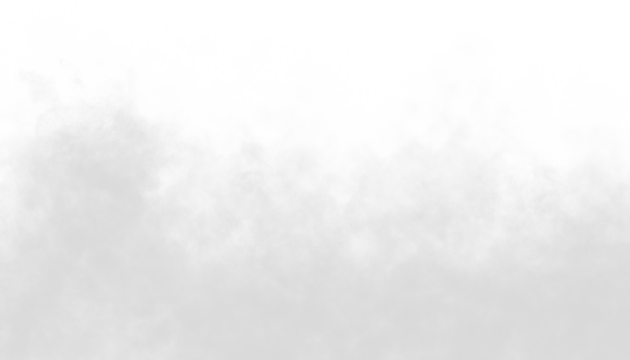 Rising white smoke and mist effect on transparent background for creative designs. isolated