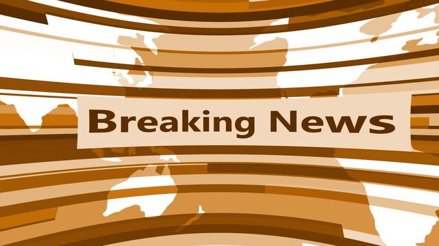 Monochrome Breaking News Graphic Animation Background