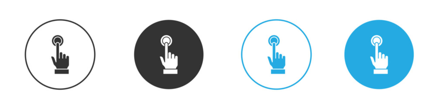 Interactive icons logo vector EPS 10, flat vector illustrations