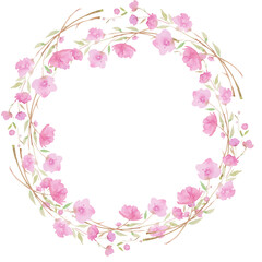 blooming cherry, sakura, , watercolor illustration. branch with pink flowers, watercolor illustration. Hand drawing for the design of invitations, cards, decorations