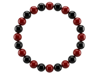 red beads necklace