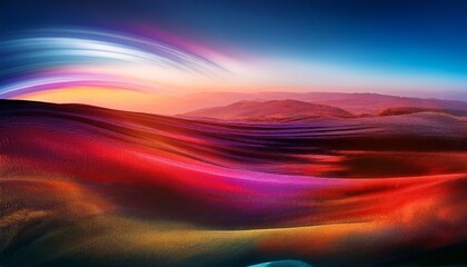 dynamic interplay of colors and light evokes a sense of nostalgia with a vintage film effect