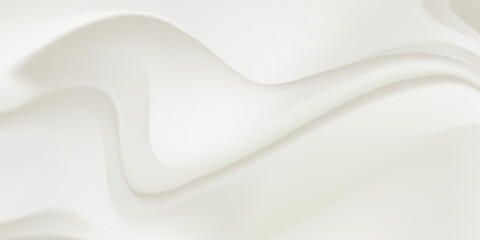 White gray satin texture that is white silver fabric silk panorama background with beautiful soft blur pattern natural.