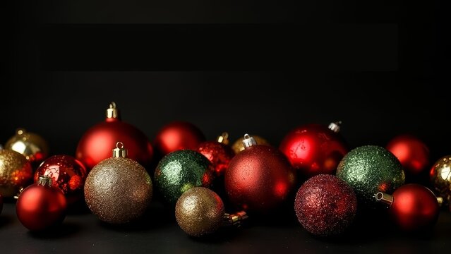 red christmas balls