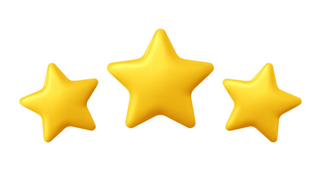 Golden Stars Trio Brighten Up The Scene For Celebration And Positive Vibe