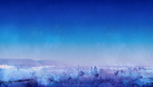 Cold Winter Blue Gradient with Fine Grain Texture for Frosty, Elegant, and Modern Background Designs
