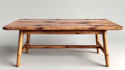 Fototapeta premium Elegant rustic solid wood table high resolution picture