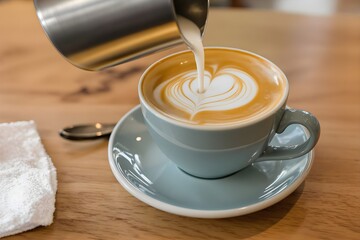 Der Barista-Moment (Kaffee und Genuss) - Latte Art