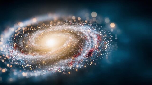 Cosmic Galaxy Swirls: An ethereal galaxy swirls with captivating luminescence, where celestial bodies dance in a cosmic ballet of light and color.