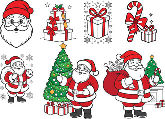 Christmas Santa Claus Set
