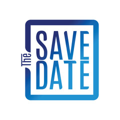 Save the date banner. Can be used for business, marketing and advertising. logo graphic design of event summit made for Technology and upcoming events. Vector EPS 10	