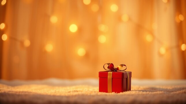 New Year background, soft pastel colors, gentle snowflakes, simple gradient, clean and uncluttered design, xmas gifts in red boxes