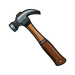 Cartoon Hammer Illustration Construction, Repair, and DIY Projects