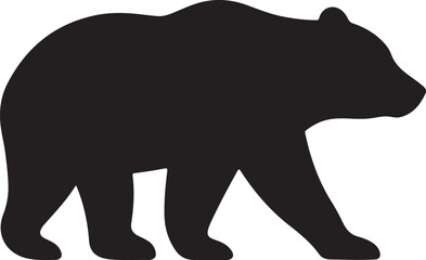 silhouette of a bear