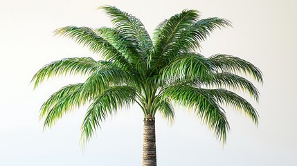 Fototapeta premium Exotic coconut palm view high resolution picture