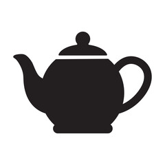 Teapot Icon for Home Kitchen and Tea Brewing Themes
