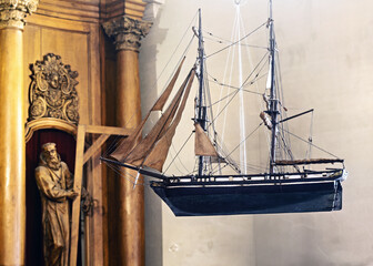 Interior The Capuchin Church Ostend