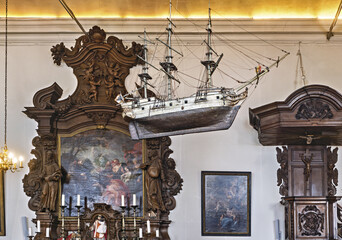 Interior The Capuchin Church Ostend