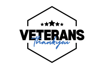 Veterans, Veterans Day, thank you veterans badge