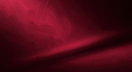 Abstract deep red fabric with subtle folds and light play