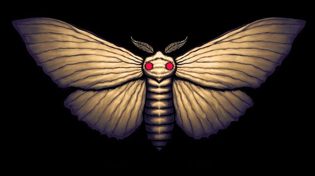 Mothman Legend Emerges With Striking Imagery of a Mythical Creature in the Night Sky