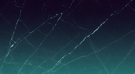 Abstract dark blue and teal gradient background with intricate white cracklike patterns, creating a textured and mysterious surface design