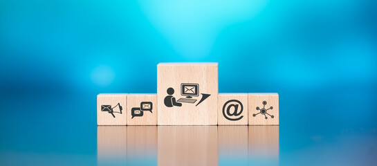 Concept of email marketing