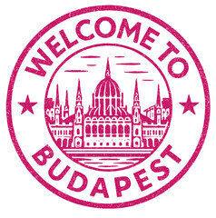 Explore budapest with a unique rubber stamp of the parliament building