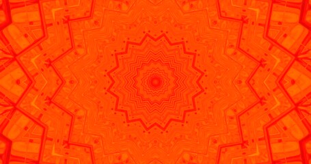 Seamless tunnel video loop screensaver in vibrant red hues creating a mesmerizing visual experience