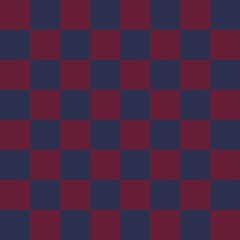 Dark Navy Burgundy Checker Seamless Pattern for Classic Design