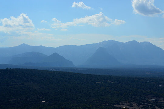 Veduta del Supramonte dal monte Tuttavista