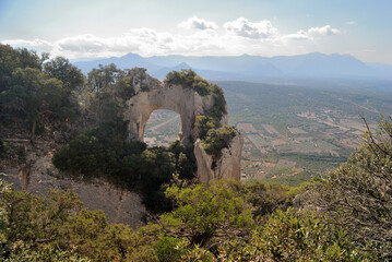 Il monumento naturale Sa Pdra IStampada sul monte Tuttavista