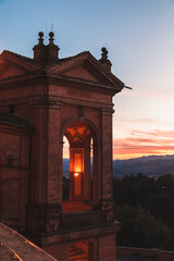 Fototapeta premium Santuario de San Luca al atardecer