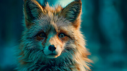 red fox portrait