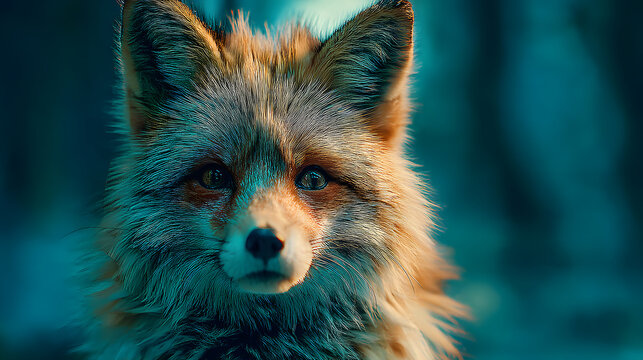red fox portrait