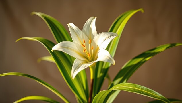 Discover the serene beauty of this elegant white lily a symbol of purity and grace share the love now