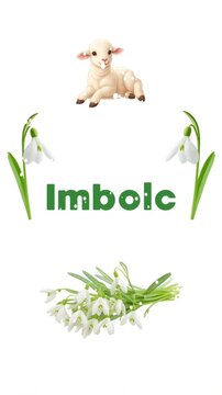 Imbolc. Imbolc Celebration with Snowdrops and Spring Lamb &ndash; Celtic Festival Video