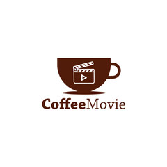 Coffee Movie Logo Vector Symbols