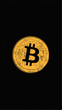 Ilustra&ccedil;&atilde;o conceitual de criptomoeda representando bitcoin, blockchain, investimento digital e a transforma&ccedil;&atilde;o do sistema financeiro moderno.