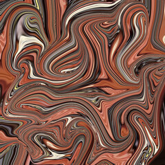 Dynamic brown swirl abstract art with flowing marbled patterns and organic movement. Perfect for backgrounds and modern design. Golden keywords: swirl, abstract, marble, fluid, texture
